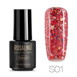 ROSALIND Gel Nail Polish Hybrid Nails Soak-Off Vernis Semi Permanent UV Top Coat Nail Art All For Manicure Gel Polish Varnish