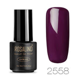 ROSALIND Gel Nail Polish Hybrid Nails Soak-Off Vernis Semi Permanent UV Top Coat Nail Art All For Manicure Gel Polish Varnish