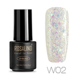 ROSALIND Gel Nail Polish Hybrid Nails Soak-Off Vernis Semi Permanent UV Top Coat Nail Art All For Manicure Gel Polish Varnish