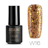 ROSALIND Gel Nail Polish Hybrid Nails Soak-Off Vernis Semi Permanent UV Top Coat Nail Art All For Manicure Gel Polish Varnish