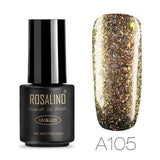 ROSALIND Gel Nail Polish Hybrid Nails Soak-Off Vernis Semi Permanent UV Top Coat Nail Art All For Manicure Gel Polish Varnish