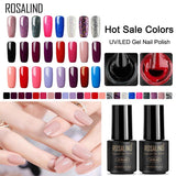 ROSALIND Gel Nail Polish Hybrid Nails Soak-Off Vernis Semi Permanent UV Top Coat Nail Art All For Manicure Gel Polish Varnish