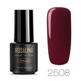 ROSALIND Gel Nail polish Nails Gel Primer Semi Permanent Top Coat UV 7ML Colors All for manicure Hybrid Nail Art Gel Polish