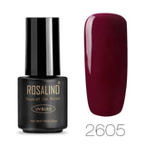 ROSALIND Gel Nail polish Nails Gel Primer Semi Permanent Top Coat UV 7ML Colors All for manicure Hybrid Nail Art Gel Polish