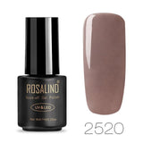 ROSALIND Gel Nail polish Nails Gel Primer Semi Permanent Top Coat UV 7ML Colors All for manicure Hybrid Nail Art Gel Polish
