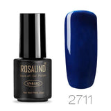 ROSALIND Gel Nail polish Nails Gel Primer Semi Permanent Top Coat UV 7ML Colors All for manicure Hybrid Nail Art Gel Polish