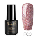 ROSALIND Gel Nail polish Nails Gel Primer Semi Permanent Top Coat UV 7ML Colors All for manicure Hybrid Nail Art Gel Polish