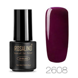 ROSALIND Gel Nail polish Nails Gel Primer Semi Permanent Top Coat UV 7ML Colors All for manicure Hybrid Nail Art Gel Polish