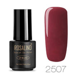 ROSALIND Gel Nail polish Nails Gel Primer Semi Permanent Top Coat UV 7ML Colors All for manicure Hybrid Nail Art Gel Polish