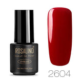 ROSALIND Gel Nail polish Nails Gel Primer Semi Permanent Top Coat UV 7ML Colors All for manicure Hybrid Nail Art Gel Polish