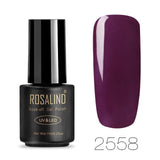 ROSALIND Gel Nail polish Nails Gel Primer Semi Permanent Top Coat UV 7ML Colors All for manicure Hybrid Nail Art Gel Polish