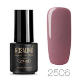 ROSALIND Gel Nail polish Nails Gel Primer Semi Permanent Top Coat UV 7ML Colors All for manicure Hybrid Nail Art Gel Polish
