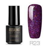 ROSALIND Gel Nail polish Nails Gel Primer Semi Permanent Top Coat UV 7ML Colors All for manicure Hybrid Nail Art Gel Polish