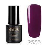 ROSALIND Gel Nail polish Nails Gel Primer Semi Permanent Top Coat UV 7ML Colors All for manicure Hybrid Nail Art Gel Polish