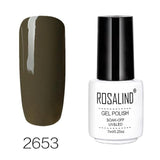 ROSALIND Gel Nails Polish Art vernis semi permanent uv White Bottle Soak Off for a Manicure nails art hybrid nail gel