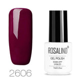 ROSALIND Gel Nails Polish Art vernis semi permanent uv White Bottle Soak Off for a Manicure nails art hybrid nail gel