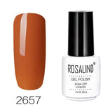 ROSALIND Gel Nails Polish Art vernis semi permanent uv White Bottle Soak Off for a Manicure nails art hybrid nail gel