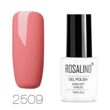 ROSALIND Gel Nails Polish Art vernis semi permanent uv White Bottle Soak Off for a Manicure nails art hybrid nail gel