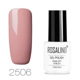 ROSALIND Gel Nails Polish Art vernis semi permanent uv White Bottle Soak Off for a Manicure nails art hybrid nail gel