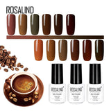 ROSALIND Gel Nails Polish Art vernis semi permanent uv White Bottle Soak Off for a Manicure nails art hybrid nail gel