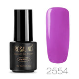 ROSALIND Gel Polish 7ML Soak Off Hybrid Gel Lacquer Semi Permanent Vernis Primer All For Manicure uv gel nail polish Nail Art