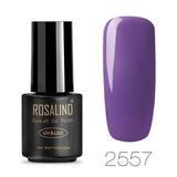 ROSALIND Gel Polish 7ML Soak Off Hybrid Gel Lacquer Semi Permanent Vernis Primer All For Manicure uv gel nail polish Nail Art