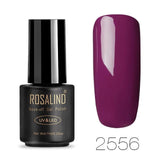 ROSALIND Gel Polish Hybrid Nail Art Gel Glitter Top Base Coat 7ML UV Vernis Semi Permanent All for manicure Acryl Gel Lak