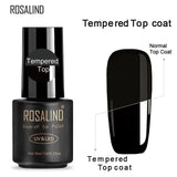 ROSALIND Gel Polish Hybrid Nail Art Gel Glitter Top Base Coat 7ML UV Vernis Semi Permanent All for manicure Acryl Gel Lak