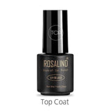 ROSALIND Gel Polish Hybrid Nail Art Gel Glitter Top Base Coat 7ML UV Vernis Semi Permanent All for manicure Acryl Gel Lak