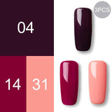 ROSALIND Gel Polish Nail art Set For Manicure Hybrid Nails Color Polygel Vernis Semi Permanent UV Gel paint Nail Polish Varnish