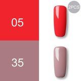 ROSALIND Gel Polish Nail art Set For Manicure Hybrid Nails Color Polygel Vernis Semi Permanent UV Gel paint Nail Polish Varnish