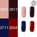 ROSALIND Gel Polish Nail art Set For Manicure Hybrid Nails Color Polygel Vernis Semi Permanent UV Gel paint Nail Polish Varnish