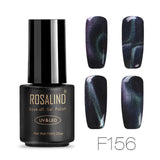 ROSALIND Gel Polish Nails 3D Magnet Magic Cat Eye Gel Nail Polish Varnish Long-lasting Nail Art Soak Off UV Hybrid gel lacquer