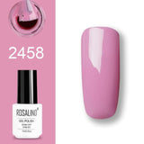 ROSALIND Gel Polish Set UV Vernis Semi Permanent Primer Top Coat 7ML Poly Gel Varnish Nail Art Manicure Gel Lak PolishesNails