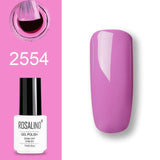 ROSALIND Gel Polish Set UV Vernis Semi Permanent Primer Top Coat 7ML Poly Gel Varnish Nail Art Manicure Gel Lak PolishesNails