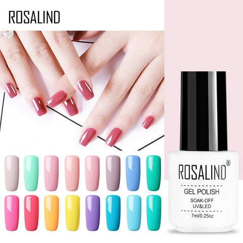 ROSALIND Gel Polish Spider Primer Varnish Gel Nail Polish Set Hybrid Spider Base Gel For Nails Semi Permanent Nail Art Manicure