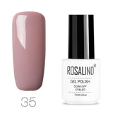 ROSALIND Gel Varnish 2019 Top Pure Color Sale Off gellak White UV Gel Nail Polish Set For Manicure Primer For Hybrid Nails Art