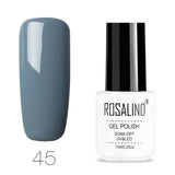 ROSALIND Gel Varnish 2019 Top Pure Color Sale Off gellak White UV Gel Nail Polish Set For Manicure Primer For Hybrid Nails Art