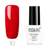 ROSALIND Gel Varnish 2019 Top Pure Color Sale Off gellak White UV Gel Nail Polish Set For Manicure Primer For Hybrid Nails Art