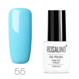 ROSALIND Gel Varnish 2019 Top Pure Color Sale Off gellak White UV Gel Nail Polish Set For Manicure Primer For Hybrid Nails Art