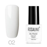 ROSALIND Gel Varnish 2019 Top Pure Color Sale Off gellak White UV Gel Nail Polish Set For Manicure Primer For Hybrid Nails Art