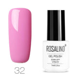ROSALIND Gel Varnish 2019 Top Pure Color Sale Off gellak White UV Gel Nail Polish Set For Manicure Primer For Hybrid Nails Art