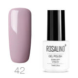 ROSALIND Gel Varnish 2019 Top Pure Color Sale Off gellak White UV Gel Nail Polish Set For Manicure Primer For Hybrid Nails Art