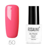 ROSALIND Gel Varnish 2019 Top Pure Color Sale Off gellak White UV Gel Nail Polish Set For Manicure Primer For Hybrid Nails Art