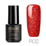 ROSALIND Gel Varnish Nail Polish 7ML Rainbow vernis semi permanent R01-29 hybrid UV gel Manicure Nail Art nail gel polish