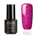 ROSALIND Gel Varnish Nail Polish 7ML Rainbow vernis semi permanent R01-29 hybrid UV gel Manicure Nail Art nail gel polish