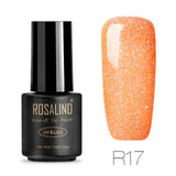 ROSALIND Gel Varnish Nail Polish 7ML Rainbow vernis semi permanent R01-29 hybrid UV gel Manicure Nail Art nail gel polish