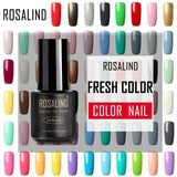 ROSALIND Gel Varnishes Nail Gel Polish Set Manicure Spider Primer Hybrid Semi Permanent UV Gel Nail Polish Base for Nails Art