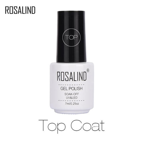 ROSALIND Gel Varnishes hybrid enamel Pure Color UV Gel Nail Polish vernis semi permanent Prime Nail Art acrylic Off Gellak White