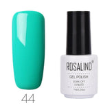 ROSALIND Gel Varnishes hybrid enamel Pure Color UV Gel Nail Polish vernis semi permanent Prime Nail Art acrylic Off Gellak White